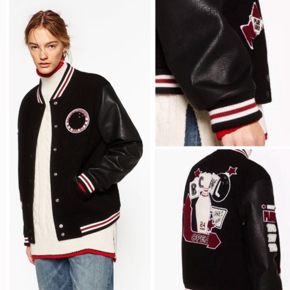 zara varsity jacket